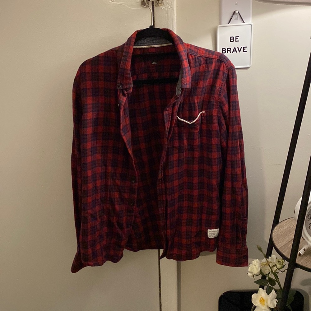 Adam Levine Checkered Flannel